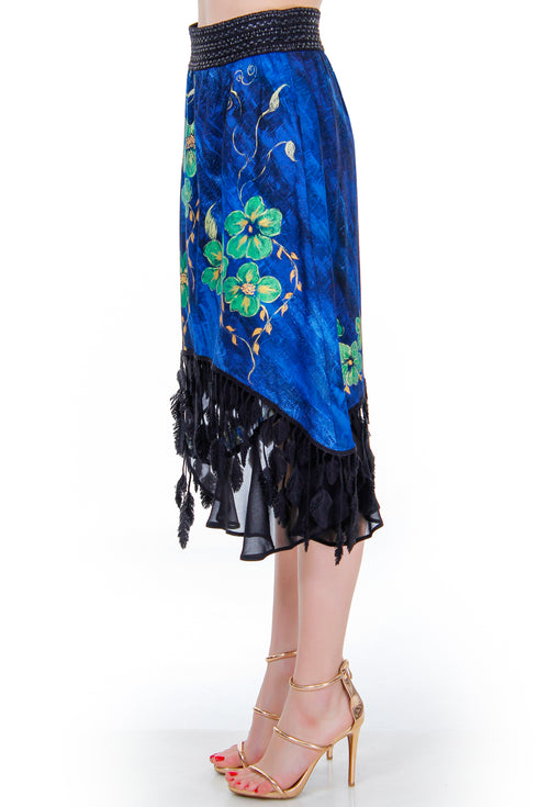 Fusta jerse pictata  Liza Panait Liza Panait Online Boutique